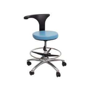 dental chair blue with backrest