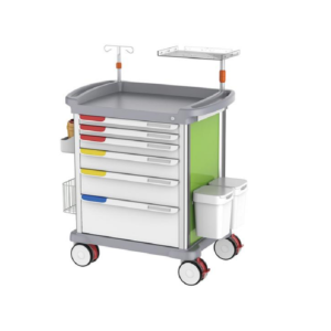 Hospital ABS emergency trolley