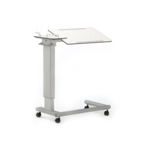 Turnable tray overbed table