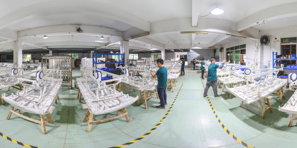 hospital beds assembly